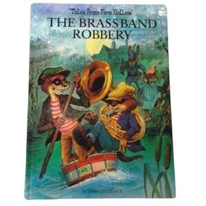 Vintage Kids Book The Brass Band Robbery John Patience Colour Library Books 1989